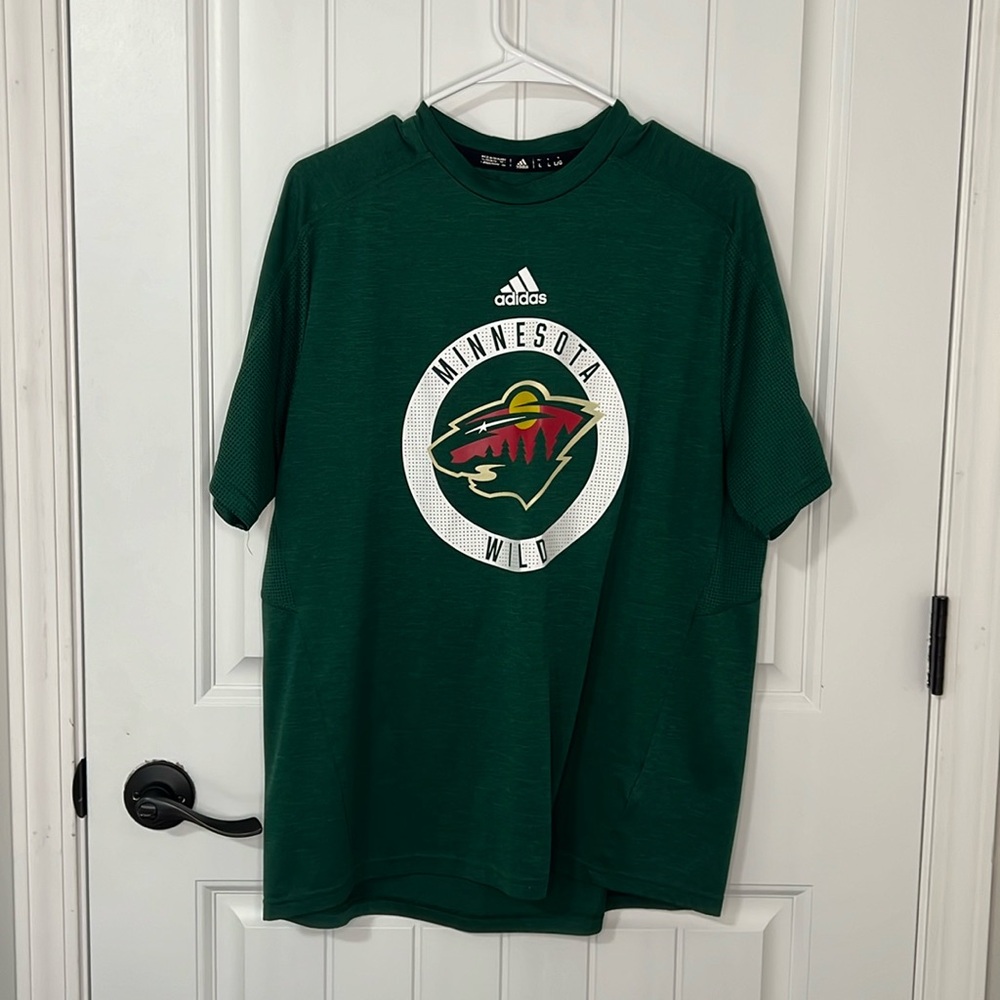 Adidas Minnesota Wild T Shirt Size L